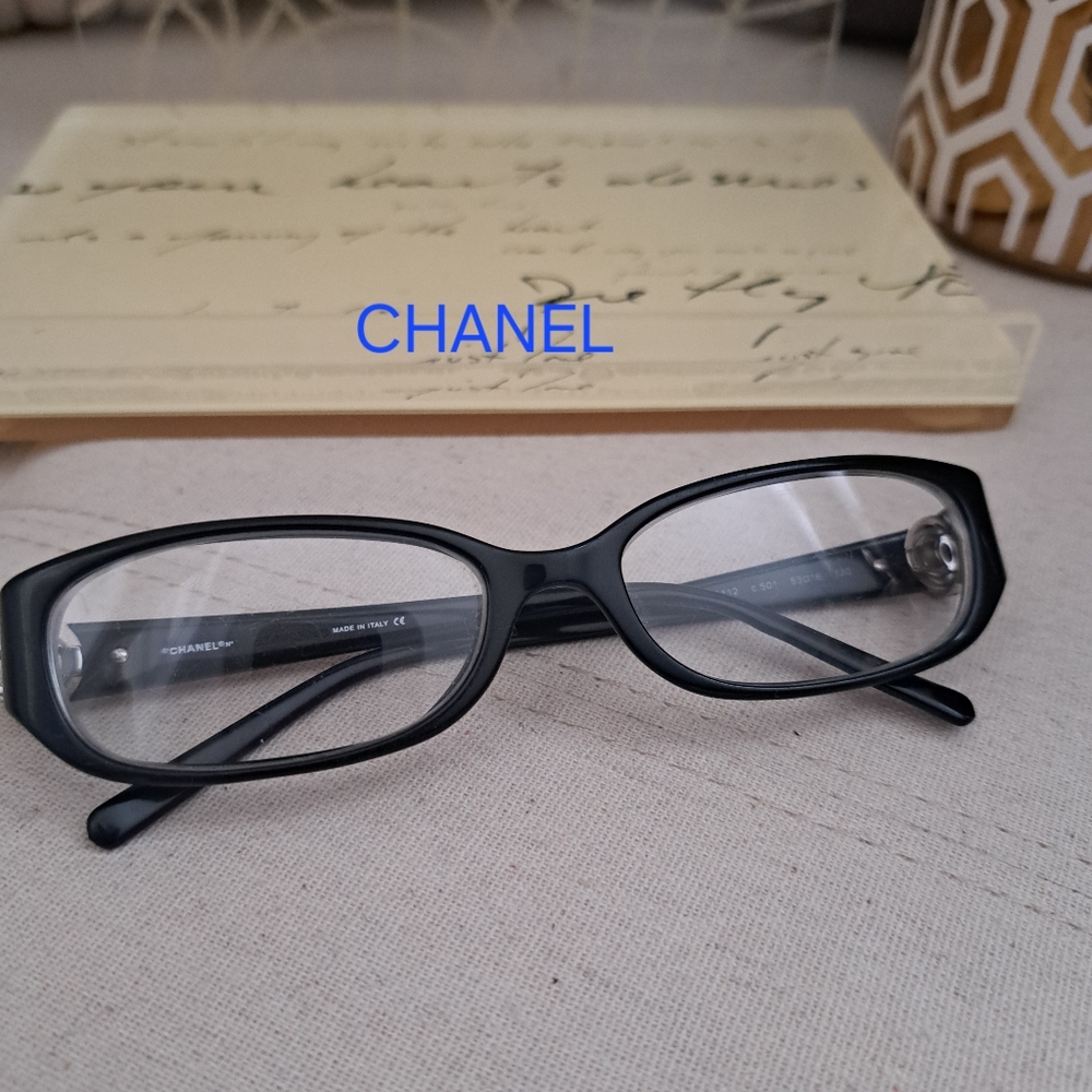 CHANEL Black Eyewear Frames